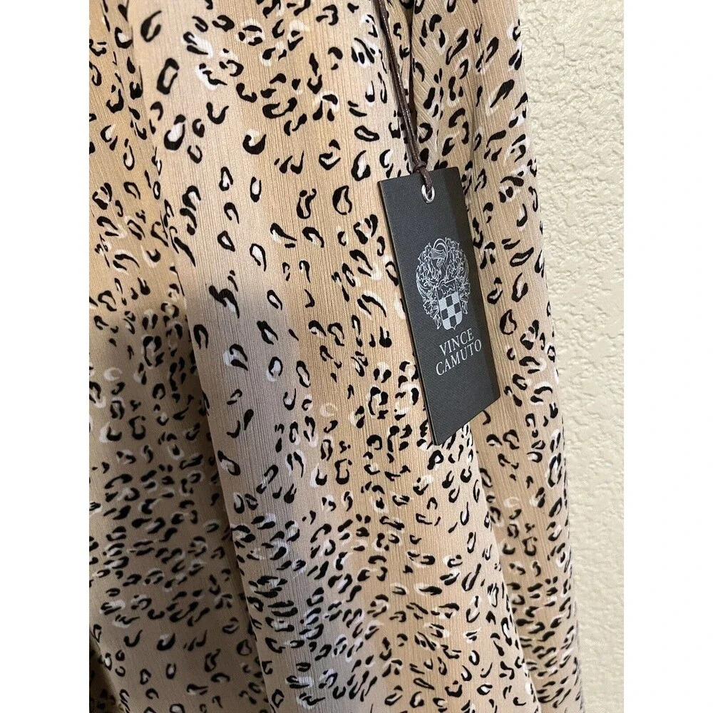 NWT Vince Camuto 1X Leopard Dress - Picture 4 of 9